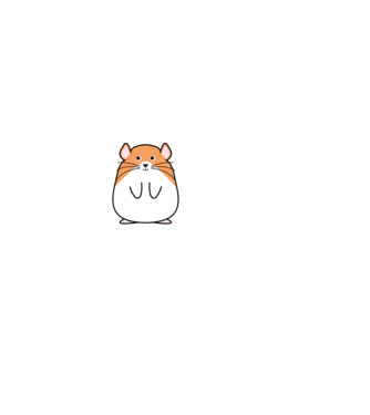 Father of Hamsters minta sötétszürke pólón