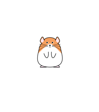 Mother of Hamsters minta fehér pólón