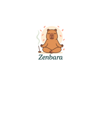 Zenbara minta fehér pólón