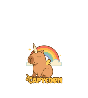 Capycorn minta királykék pólón