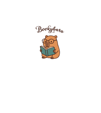 Bookybara minta szürke pólón