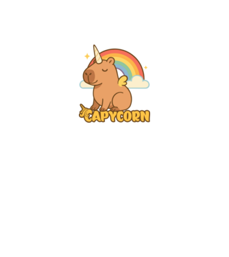 Capycorn minta türkiz pólón