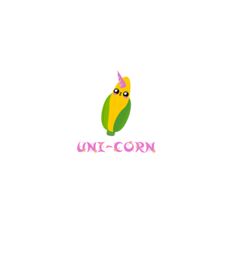 Uni-Corn minta fehér/piros pólón