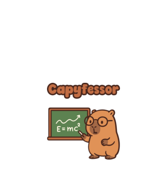 Capyfessor minta homokszín pólón