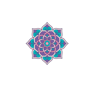 Mandala minta türkiz pólón