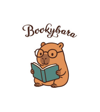 Bookybara minta fehér pólón