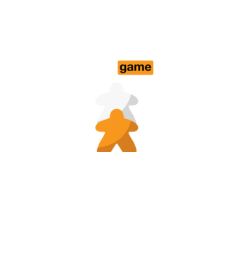 Board game minta fekete pólón