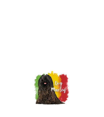 Dog Marley minta fehér pólón