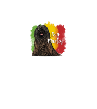 Dog Marley minta fekete pólón