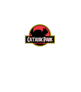 Catassic Park minta fekete pólón