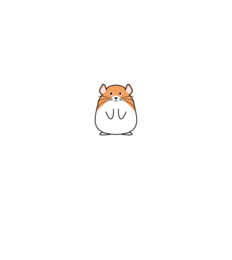 Mother of Hamsters minta királykék pólón