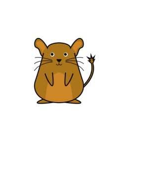 Mother of Degus minta fehér pólón