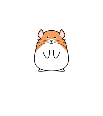 Father of Hamsters minta fehér pólón