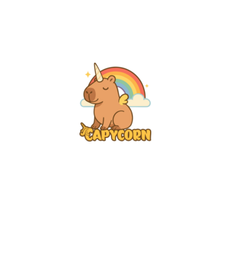 Capycorn minta szürke pólón