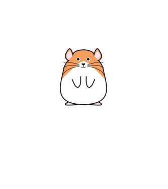 Father of Hamsters minta fehér pólón