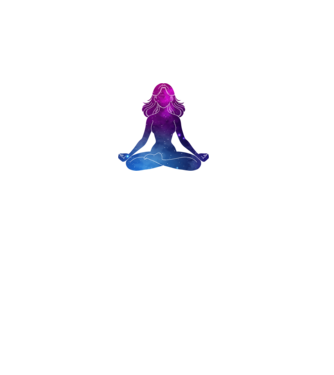 Univerzum meditáció minta fehér pólón