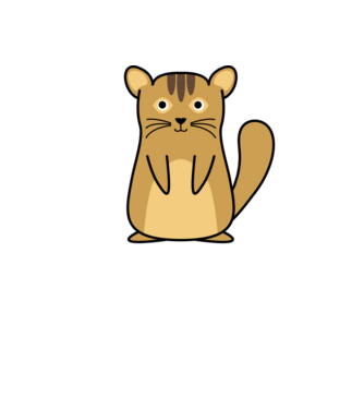 Mother of Chipmunks minta fekete pólón