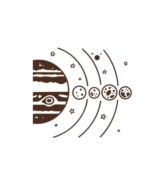 Galileo Galilei minta fehér pólón
