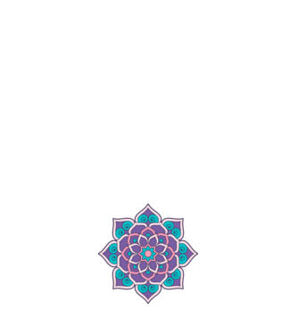 Mandala minta fehér pólón