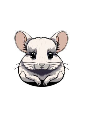 Csincsilla minta homokszín pólón