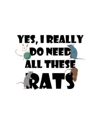 Need rats minta fehér pólón