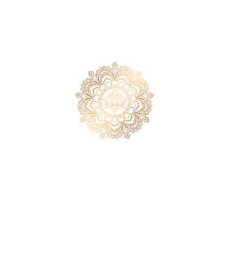 Lótusz mandala minta khaki pólón