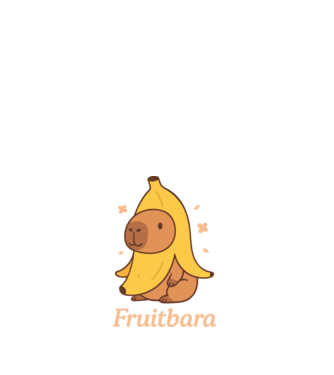 Fruitbara minta fehér pólón