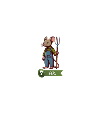 Everdell férj minta homokszín pólón