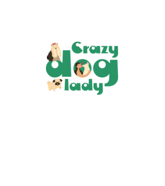 Crazy dog lady minta világos rózsaszín pólón