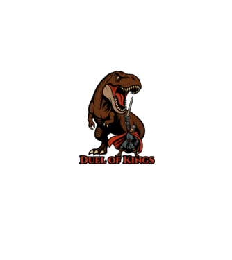 Duel of Kings minta homokszín pólón