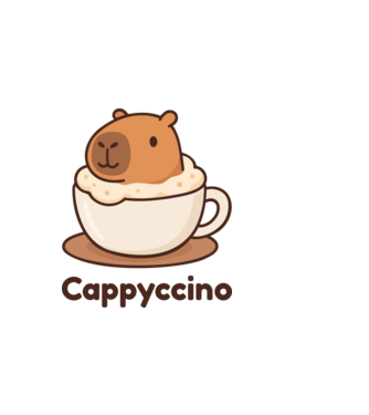 Cappyccino minta világos rózsaszín pólón
