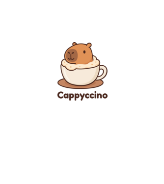 Cappyccino minta világos rózsaszín pólón