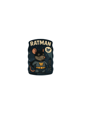 Ratman minta homokszín pólón