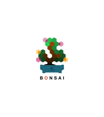 Bonsai minta homokszín pólón