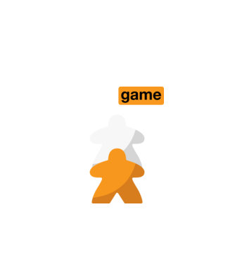Board game minta fekete pólón