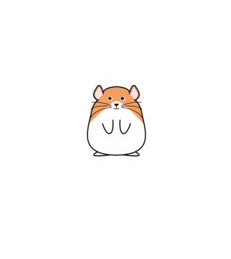 Father of Hamsters minta fekete pólón