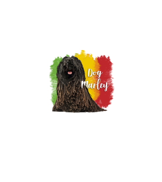 Dog Marley minta fekete pólón
