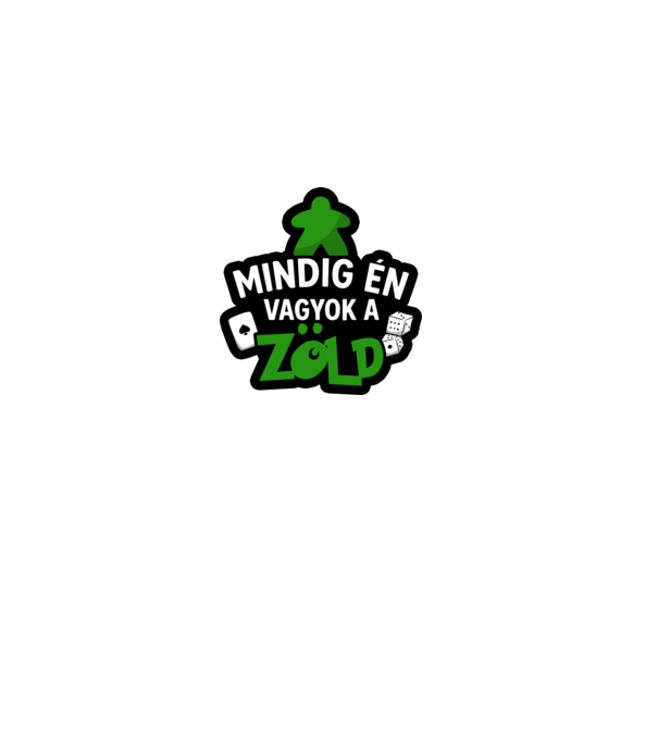 Mindig én vagyok a zöld minta fekete pólón