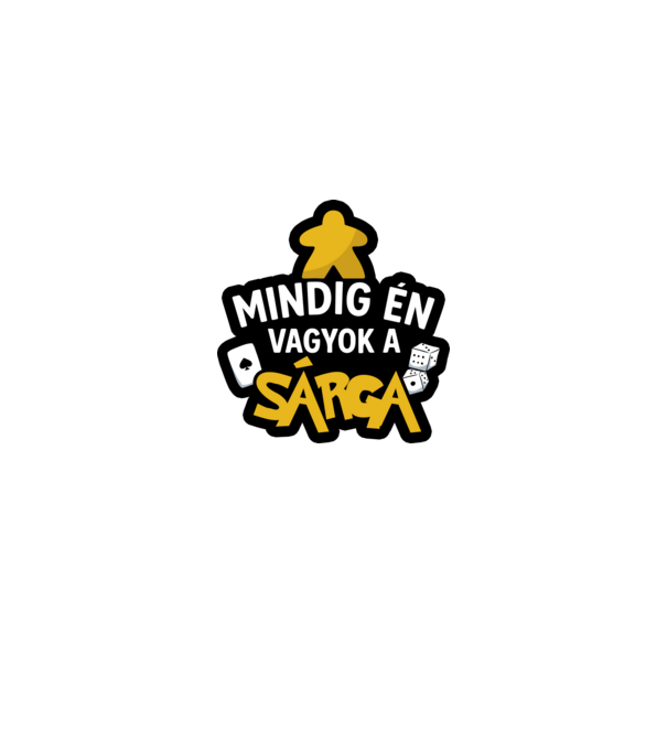 Mindig én vagyok a sárga minta fekete pólón
