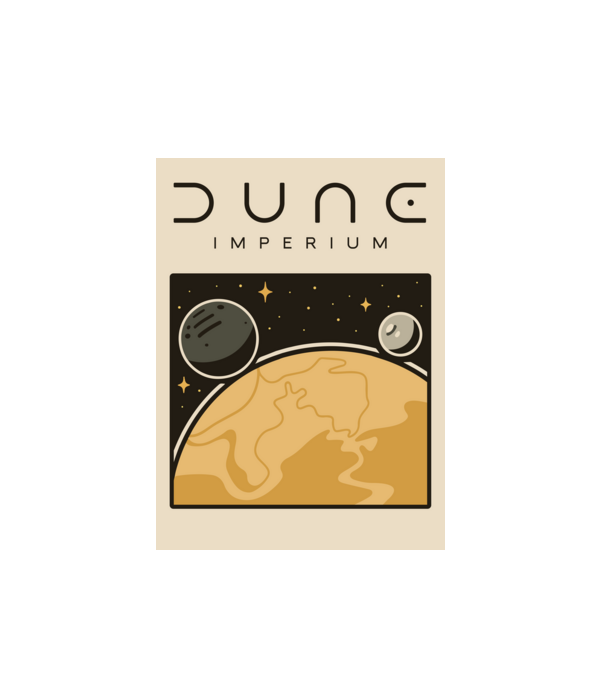 Dune: Imperium minta fehér pólón
