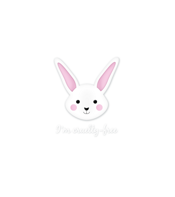 Cruelty-free minta szürke pólón