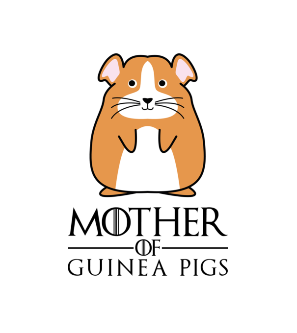 Mother of Guinea pigs minta fehér pólón