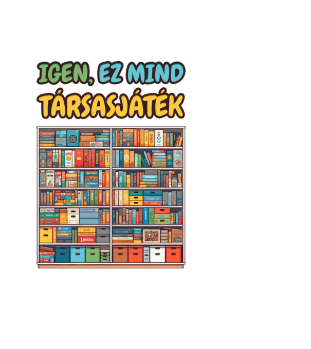 Igen, ez mind társasjáték minta fekete pólón