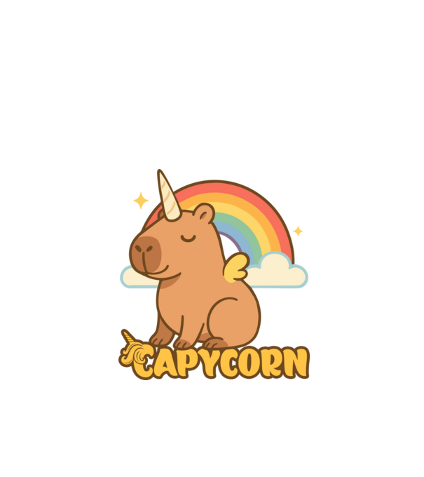 Capycorn minta türkiz pólón