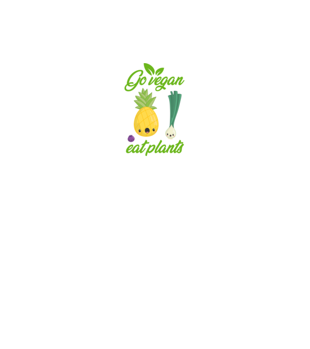 Go vegan minta királykék pólón