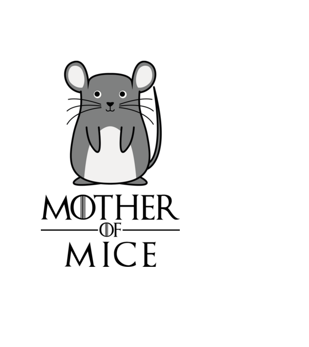 Mother of Mice minta fekete pólón