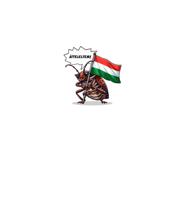 Átteleltem! (poloska) minta királykék pólón