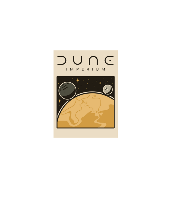 Dune: Imperium minta fekete pólón