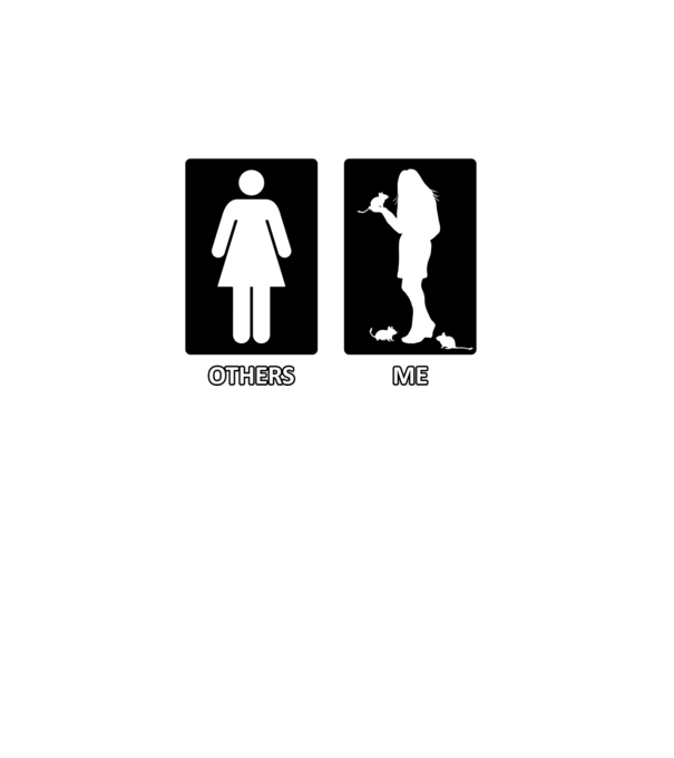 Others vs. Me (nő) - degu minta türkiz pólón
