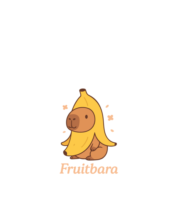 Fruitbara minta sötétkék pólón
